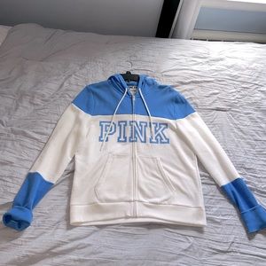 PINK full-zip hoodie